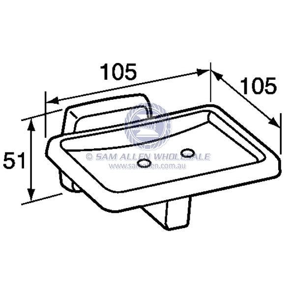 SOAP DISH - S/S