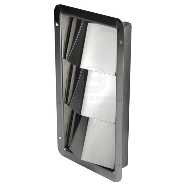 VENTS - RECTANGULAR LOUVRE - STAINLESS STEEL BLADE