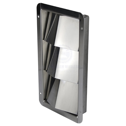 VENTS - RECTANGULAR LOUVRE - STAINLESS STEEL BLADE