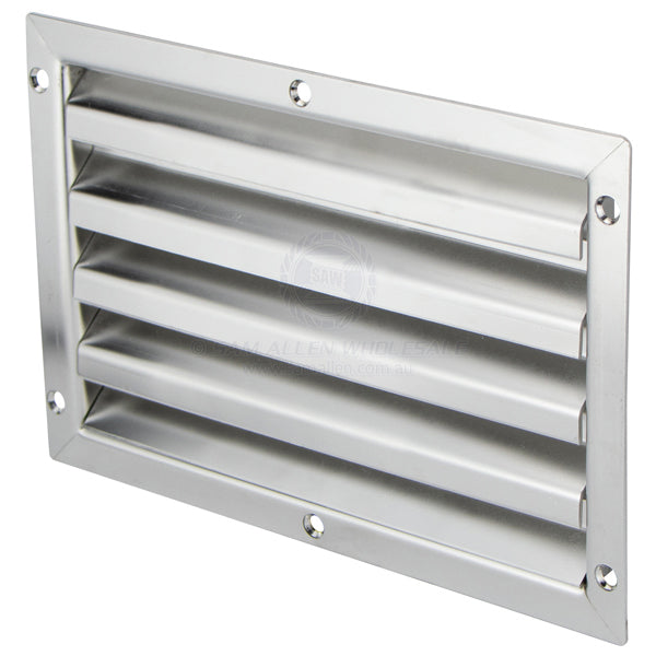 VENT - RECTANGULAR LOUVRE - HEAVY DUTY S/S