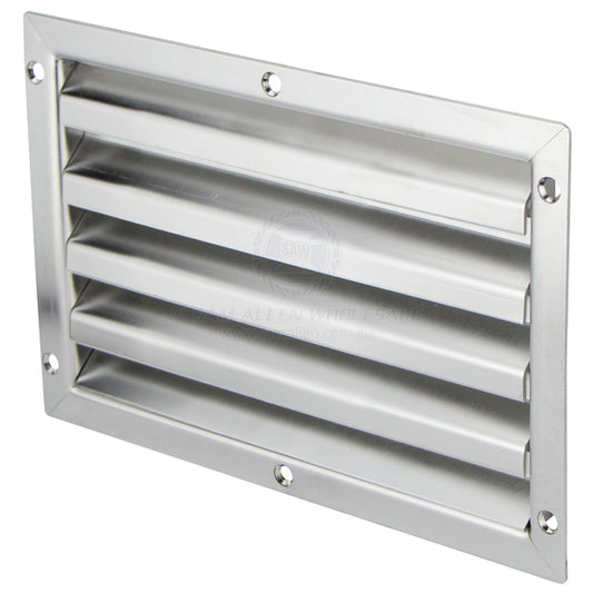 VENT - RECTANGULAR LOUVRE - HEAVY DUTY S/S