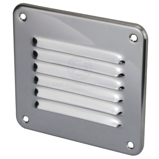 VENT - ROLLED EDGE LOUVRE - STAINLESS STEEL