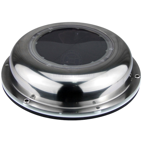 RELAXN VENTILATION INTAKE / EXHAUST FAN - SOLAR POWERED - STAINLESS STEEL