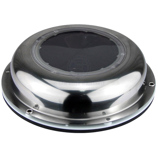 RELAXN VENTILATION INTAKE / EXHAUST FAN - SOLAR POWERED - STAINLESS STEEL
