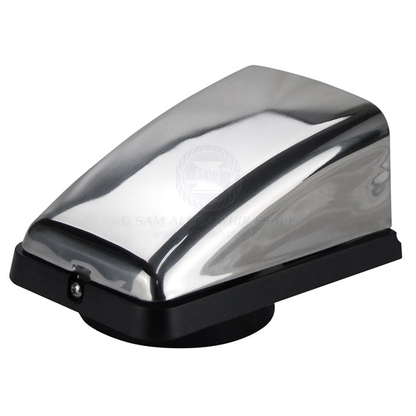 VENT - STAINLESS STEEL COWL WITH PLASTIC BASE