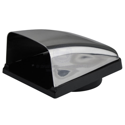 VENT - STAINLESS STEEL COWL WITH PLASTIC BASE