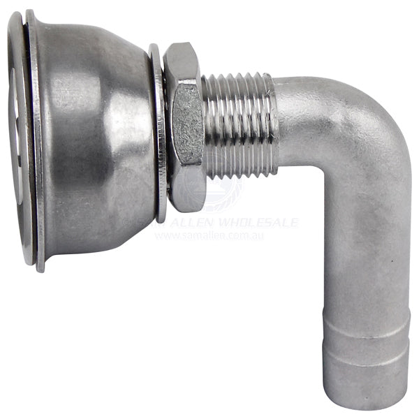 FUEL BREATHER - RECESS MOUNT 90 DEGREE - S/S