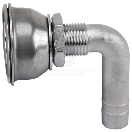 FUEL BREATHER - RECESS MOUNT 90 DEGREE - S/S
