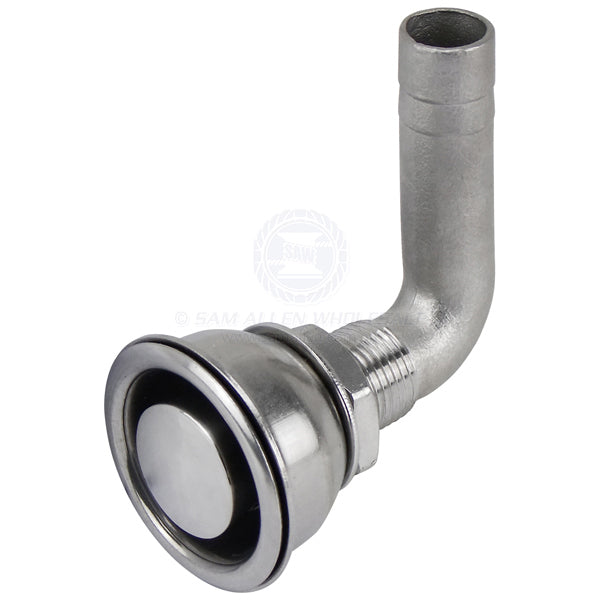 FUEL BREATHER - RECESS MOUNT 90 DEGREE - S/S