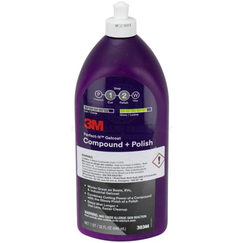 3M PERFECT-IT GELCOAT COMPOUND + POLISH