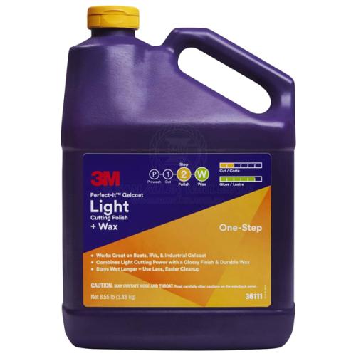 3M PERFECT-IT GELCOAT LIGHT CUTTING POLISH + WAX (ONE-STEP)