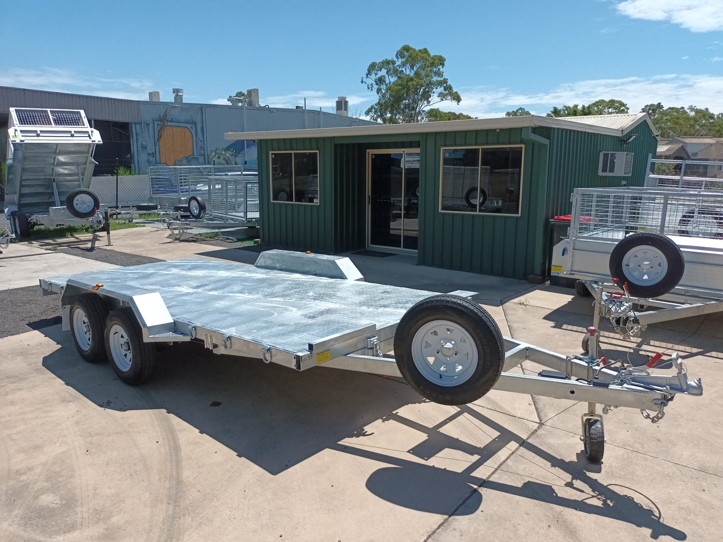 Car Trailer ATM 3200kg 15.7 x 6.6 ft (4.6M)Tandem Manual Tilt