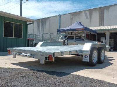 Car Trailer ATM 3200kg 15.7 x 6.6 ft (4.6M)Tandem Manual Tilt