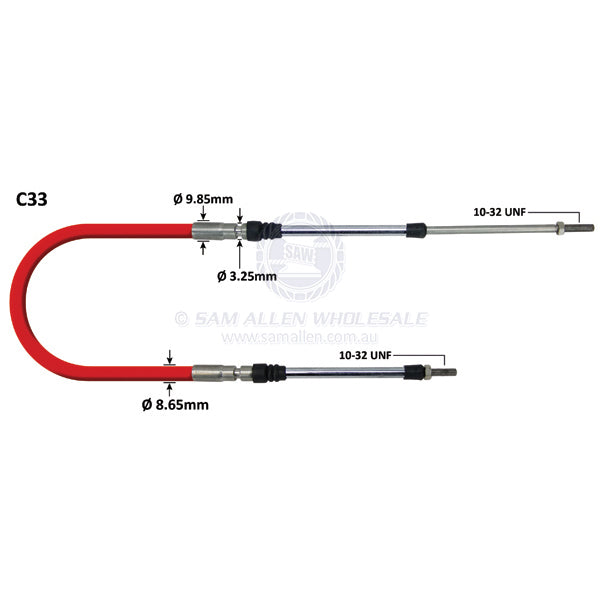 ENGINE CONTROL CABLES - C33
