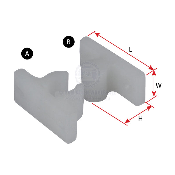 CUPBOARD CATCHES - NYLON