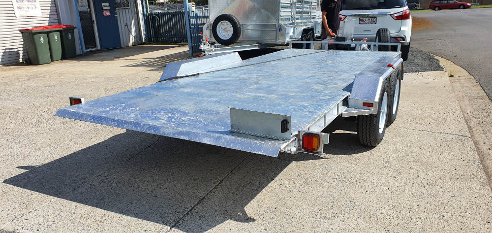 Car 5m x 2m (16.6)ft Hydraulic Tilt Trailer ATM 3500kg