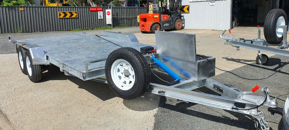 Car 5m x 2m (16.6)ft Hydraulic Tilt Trailer ATM 3500kg