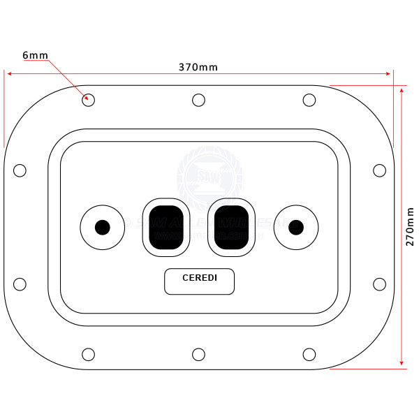 ACCESS HATCHES - WATERTIGHT - HEAVY DUTY ACETAL PLASTIC