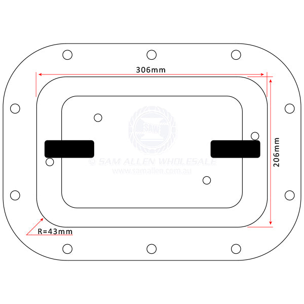ACCESS HATCHES - WATERTIGHT - HEAVY DUTY ACETAL PLASTIC