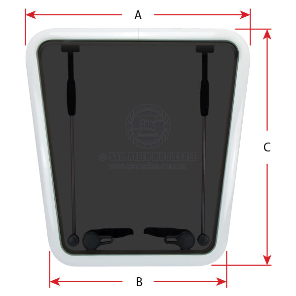 RELAXN HATCH - TRAPEZOID ALUMINIUM FRAME