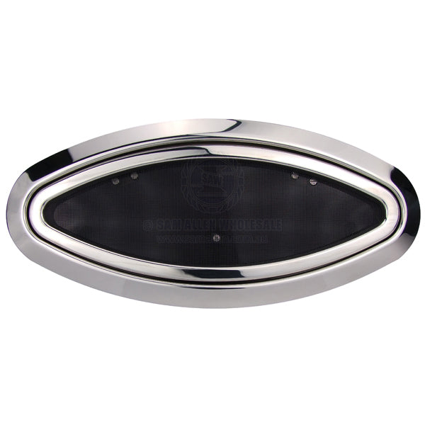 PORT HOLES - ELLIPTICAL OPENING- STAINLESS STEEL & ACRYLIC