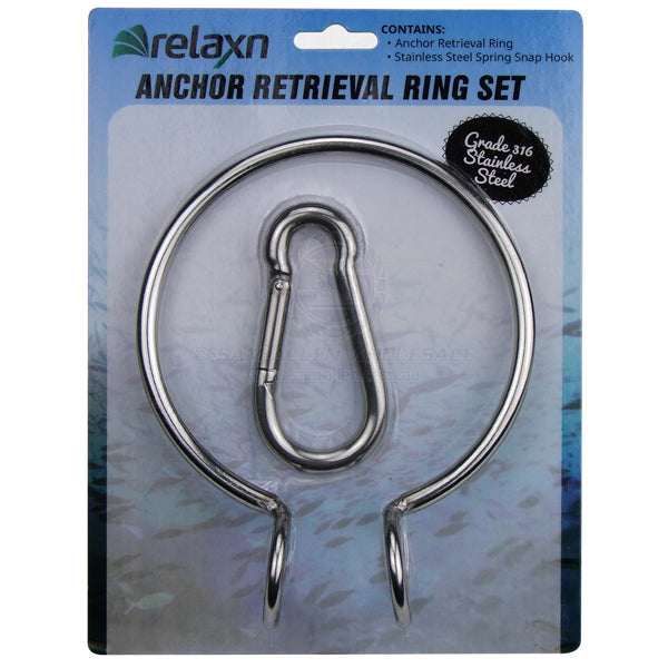 ANCHOR RETRIEVAL RING AND HOOK SET