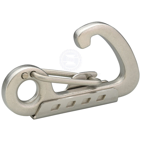 MOORING SPRING GATE SNAP HOOK & KEEPER PLATE