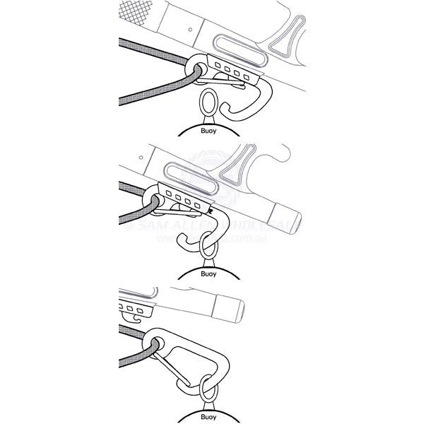 MOORING SPRING GATE SNAP HOOK & KEEPER PLATE