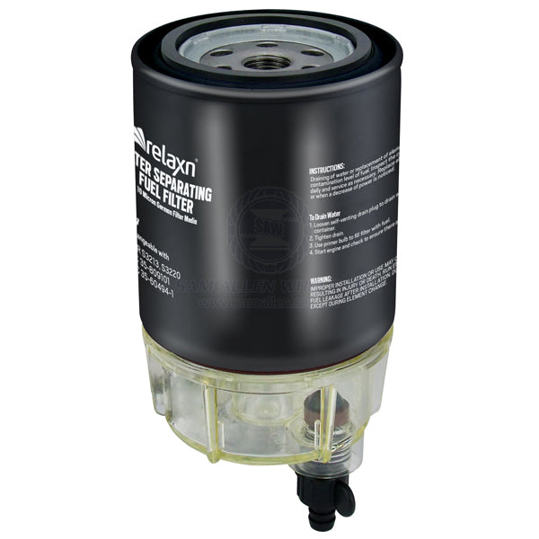 MERCURY WATER SEPARATING FUEL FILTER - RELAXN