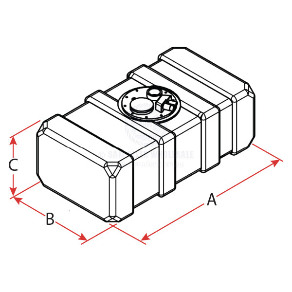 CAN-SB FIXED FUEL TANKS - POLYETHYLENE