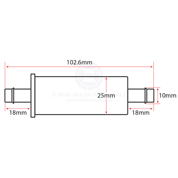 RELAXN FUEL FILTER - INLINE