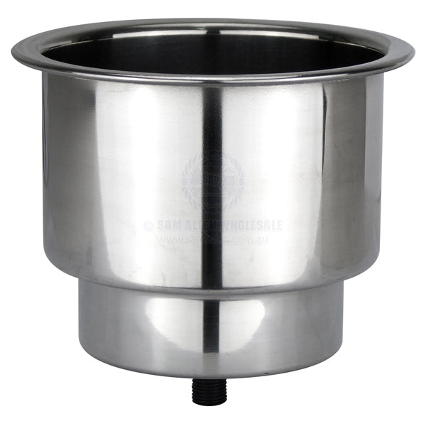 DRINK HOLDER - STEPPED RECESSED - S/S