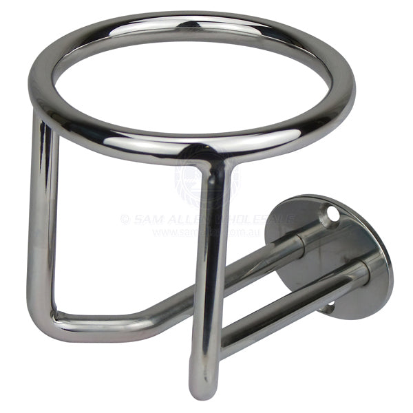 DRINK HOLDER - VERTICAL MOUNT - S/S