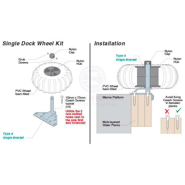 DOCK WHEEL SPARES - SUPAFEND