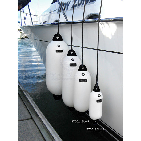 FENDER WITH ROPE - SUPAFEND - PVC