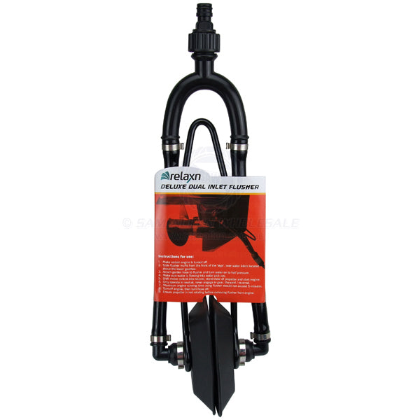 OUTBOARD MOTOR FLUSHERS - DELUXE DUAL INLET