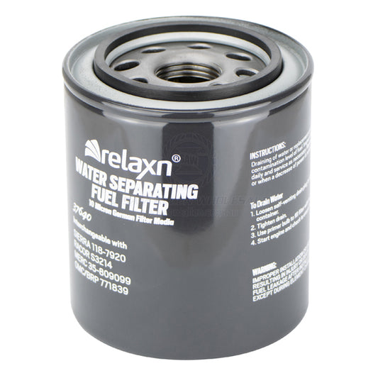 OMC WATER SEPARATING FUEL FILTER ELEMENT TO SUIT CLEAR BOWL - RELAXN