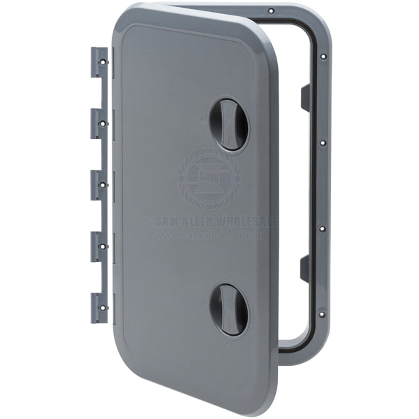 ACCESS HATCHES - REMOVABLE & FIXED HINGE - ASA PLASTIC - DUAL HANDLE