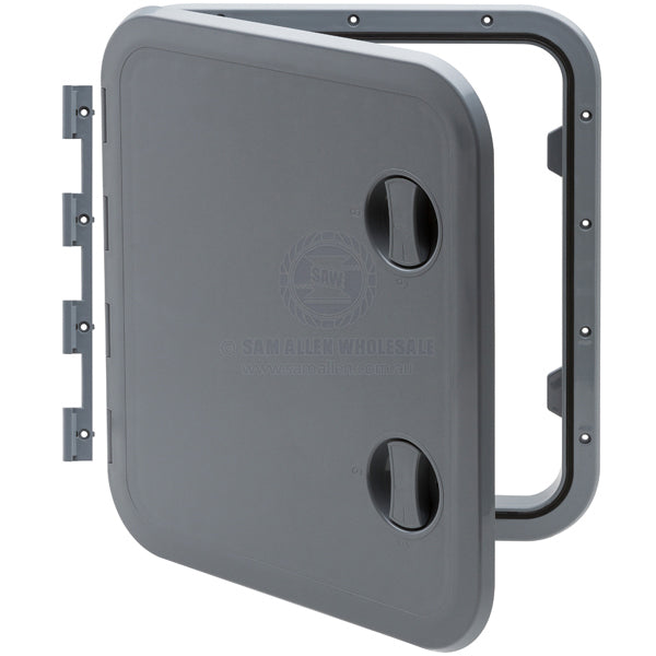 ACCESS HATCHES - REMOVABLE & FIXED HINGE - ASA PLASTIC - DUAL HANDLE