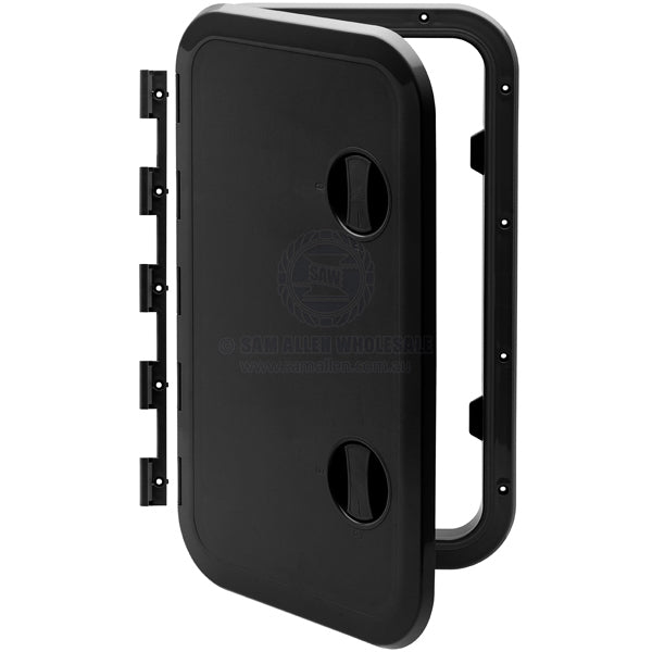 ACCESS HATCHES - REMOVABLE & FIXED HINGE - ASA PLASTIC - DUAL HANDLE