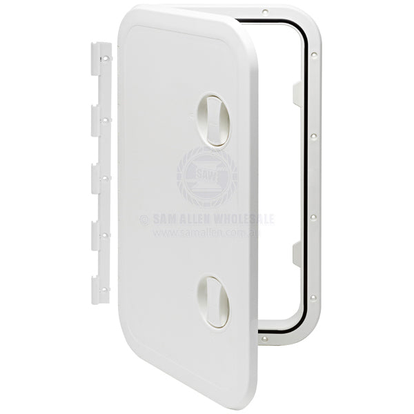 ACCESS HATCHES - REMOVABLE & FIXED HINGE - ASA PLASTIC - DUAL HANDLE