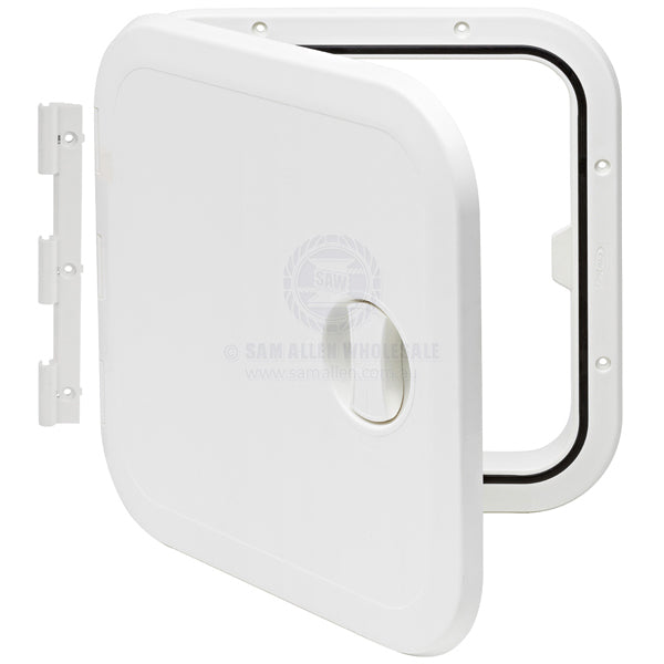 ACCESS HATCHES - REMOVABLE & FIXED HINGE - ASA PLASTIC - SINGLE HANDLE