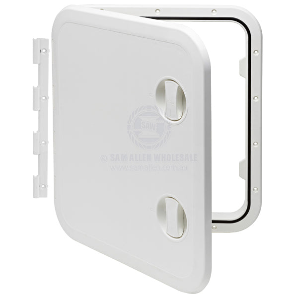 ACCESS HATCHES - REMOVABLE & FIXED HINGE - ASA PLASTIC - DUAL HANDLE