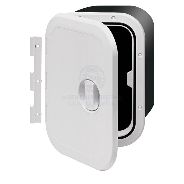 HATCHES - STORAGE BOXES WITH REMOVABLE & FIXED HINGE - ASA PLASTIC - SINGLE HANDLE