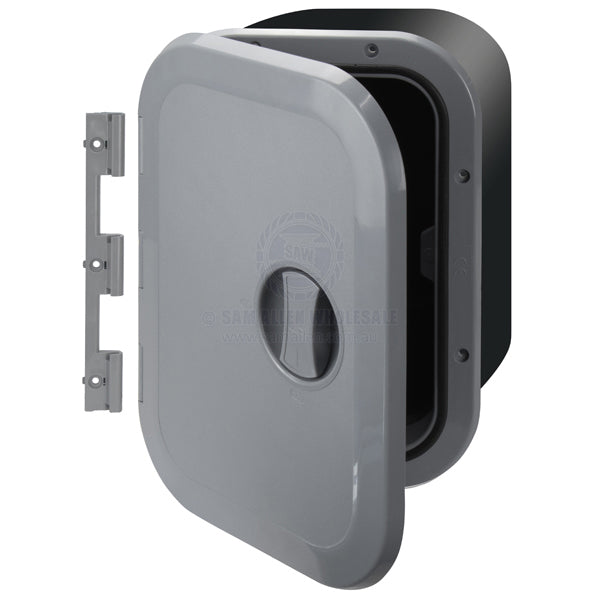 HATCHES - STORAGE BOXES WITH REMOVABLE & FIXED HINGE - ASA PLASTIC - SINGLE HANDLE