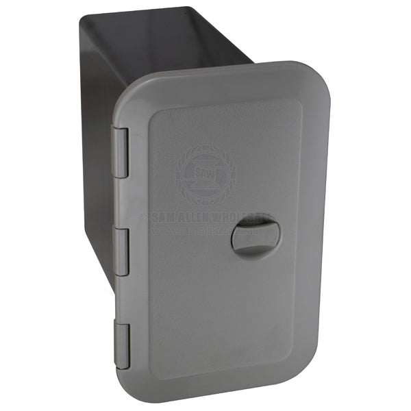 HATCHES - STORAGE BOXES WITH REMOVABLE & FIXED HINGE - ASA PLASTIC - SINGLE HANDLE