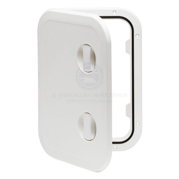ACCESS HATCHES - REMOVABLE & FIXED HINGE - ASA PLASTIC - DUAL HANDLE