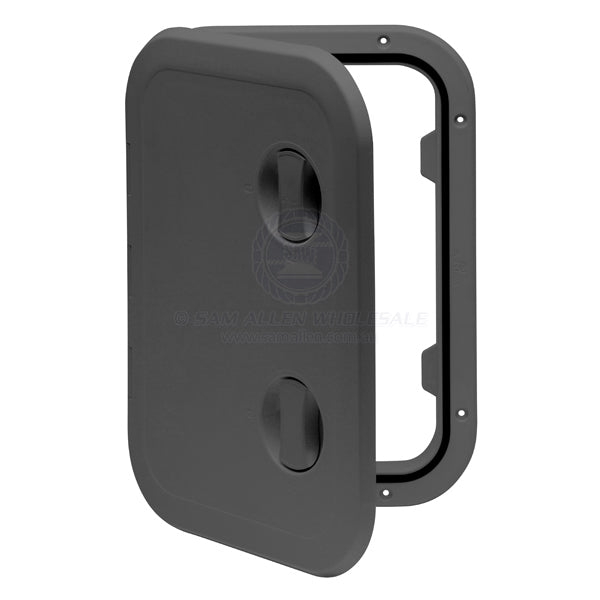 ACCESS HATCHES - REMOVABLE & FIXED HINGE - ASA PLASTIC - DUAL HANDLE