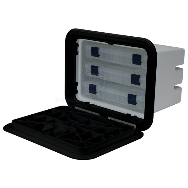TACKLE BOXES - POLYMER PLASTIC WITH TACKLE TRAYS
