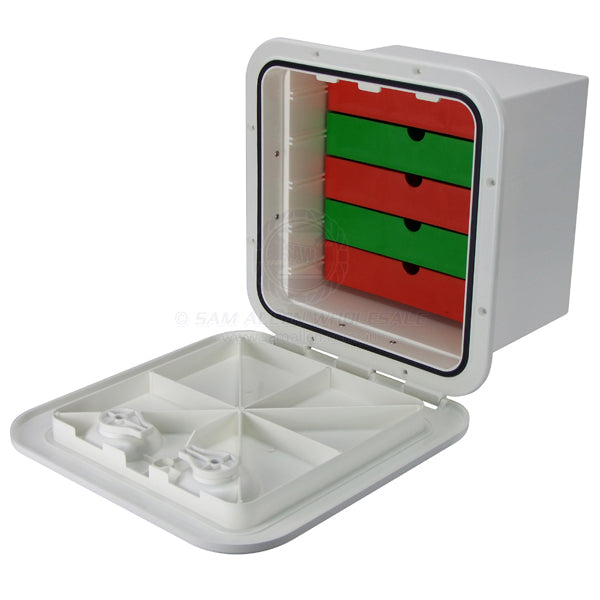 HATCHES - STORAGE BOXES WITH DRAWERS - EUROPA ASA PLASTIC